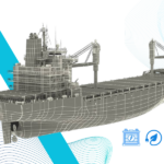3d model of ship banner for ship design