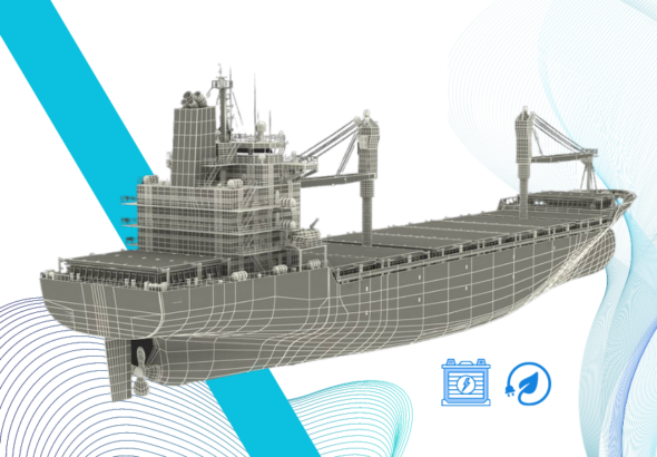 3d model of ship banner for ship design
